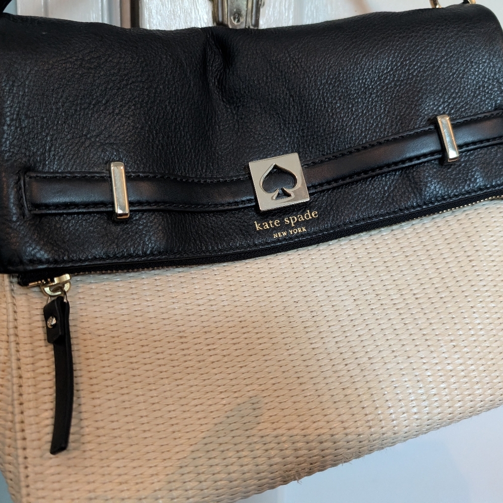 Like New Kate Spade Leather Woven Bag - Picture 15 of 15
